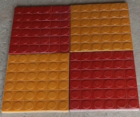 15mm Chequered Cement Parking Tile